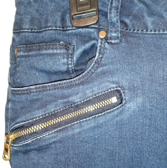 APT 9 SKINNY LEG BLUE BOYFRIEND JEANS SIZE 10 - Picture 3 of 7